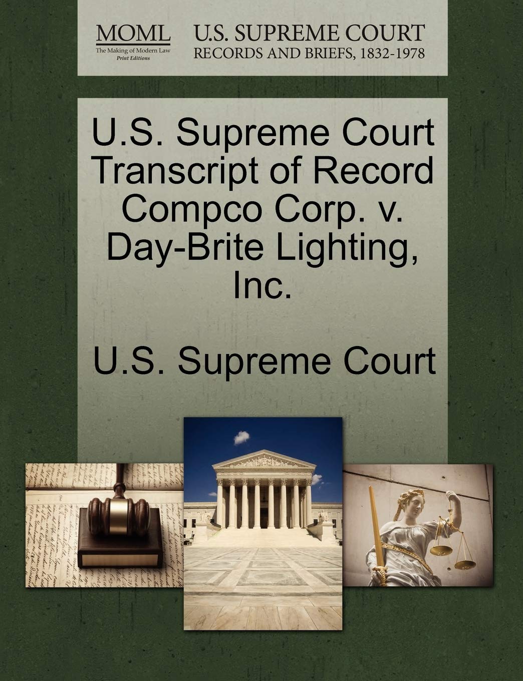U.S. Supreme Court Transcript of Record Compco Corp. V. Day-Brite Lighting, Inc. Law
