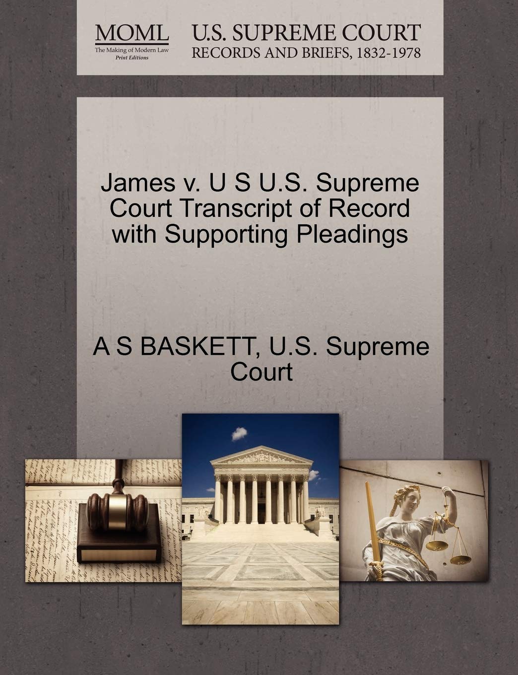 James V. U S U.S. Supreme Court Transcript of Record with Supporting Pleadings Law