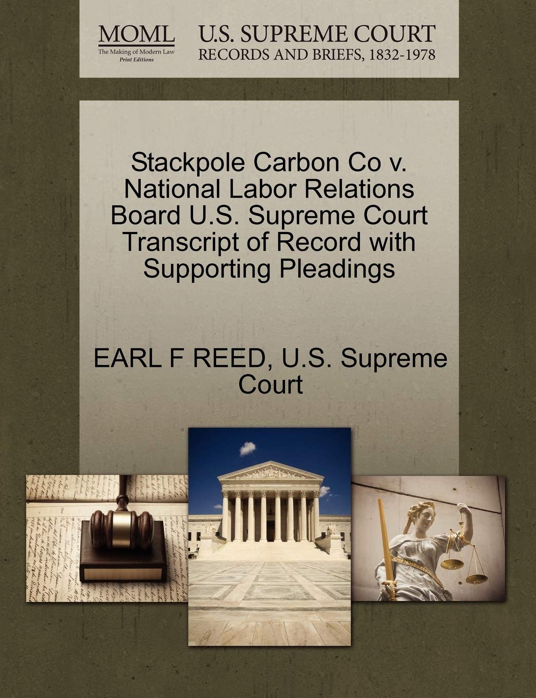 Stackpole Carbon Co V. National Labor Relations Board U.S. Supreme Court Transcript of Record with Supporting Pleadings Law
