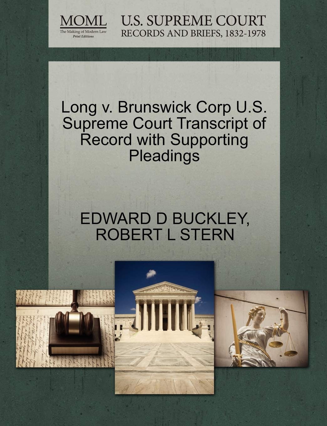 Long V. Brunswick Corp U.S. Supreme Court Transcript of Record with Supporting Pleadings Law