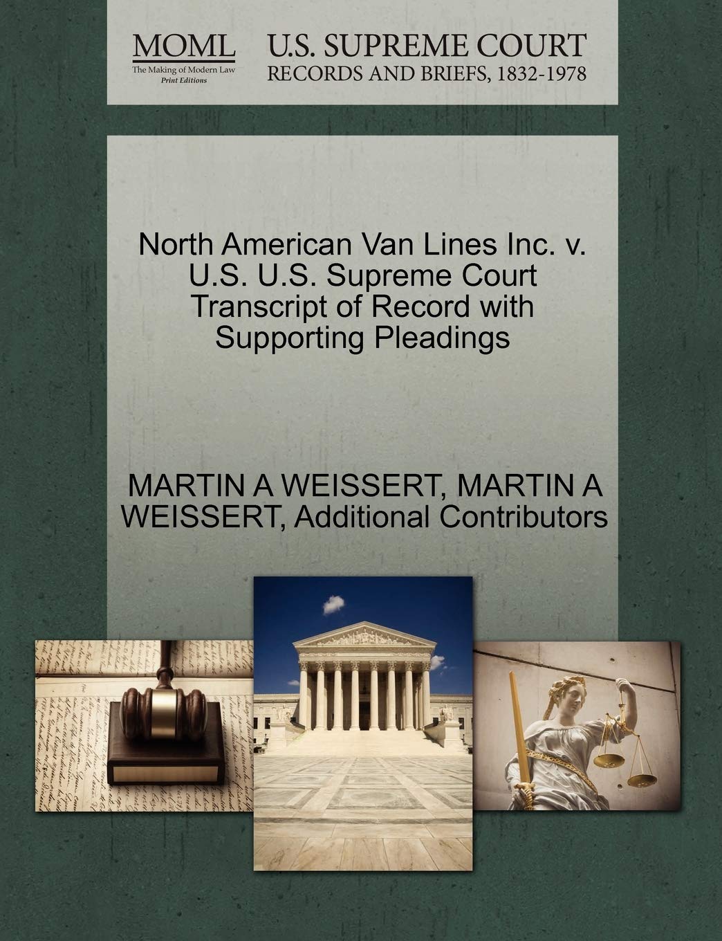 North American Van Lines Inc. V. U.S. U.S. Supreme Court Transcript of Record with Supporting Pleadings Law