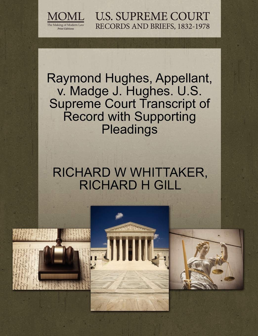 Raymond Hughes, Appellant, V. Madge J. Hughes. U.S. Supreme Court Transcript of Record with Supporting Pleadings Law
