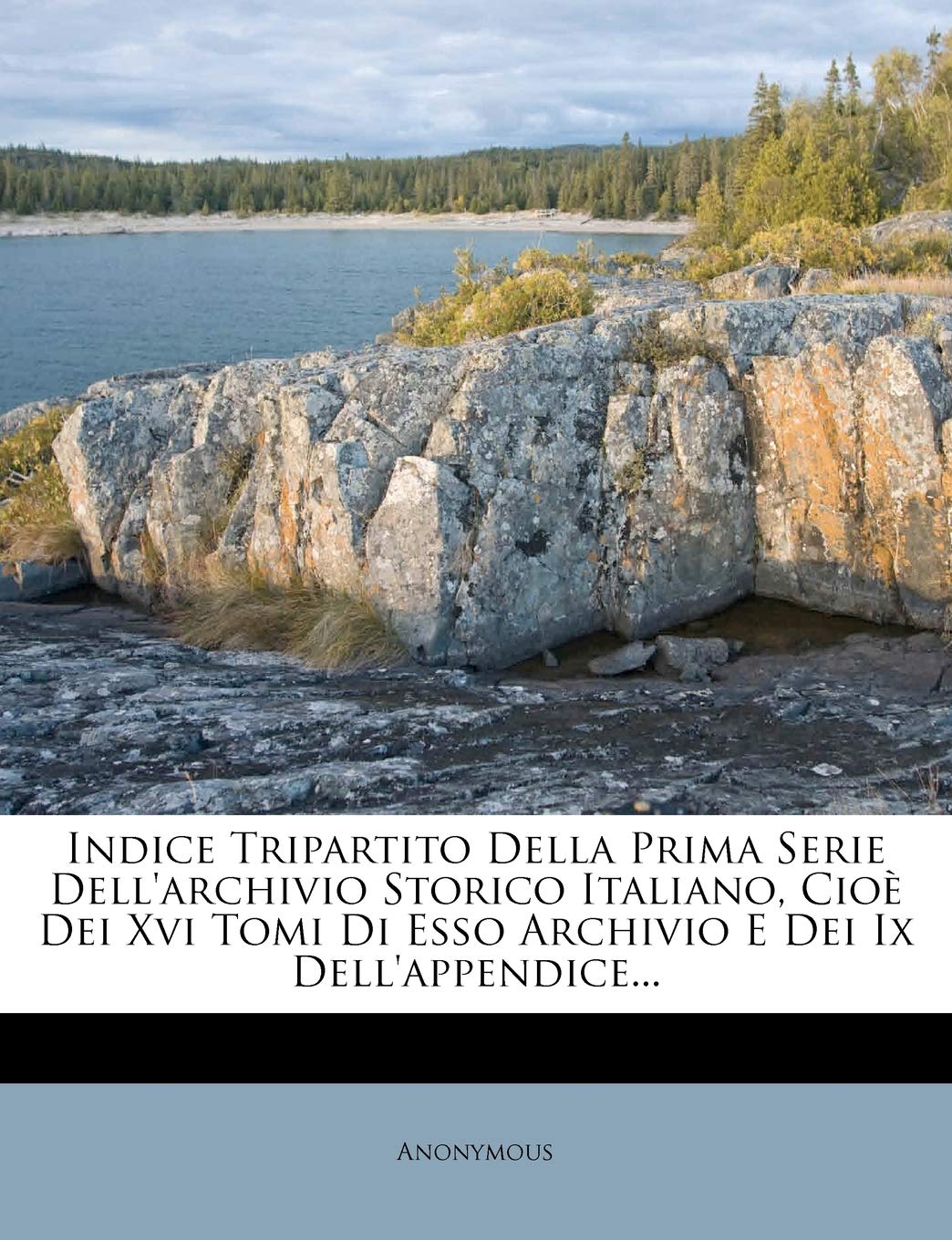 Indice Tripartito Della Prima Serie Dell'archivio Storico Italiano, Cioe Dei XVI Tomi Di ESSO Archivio E Dei IX Dell'appendice... Politics & History