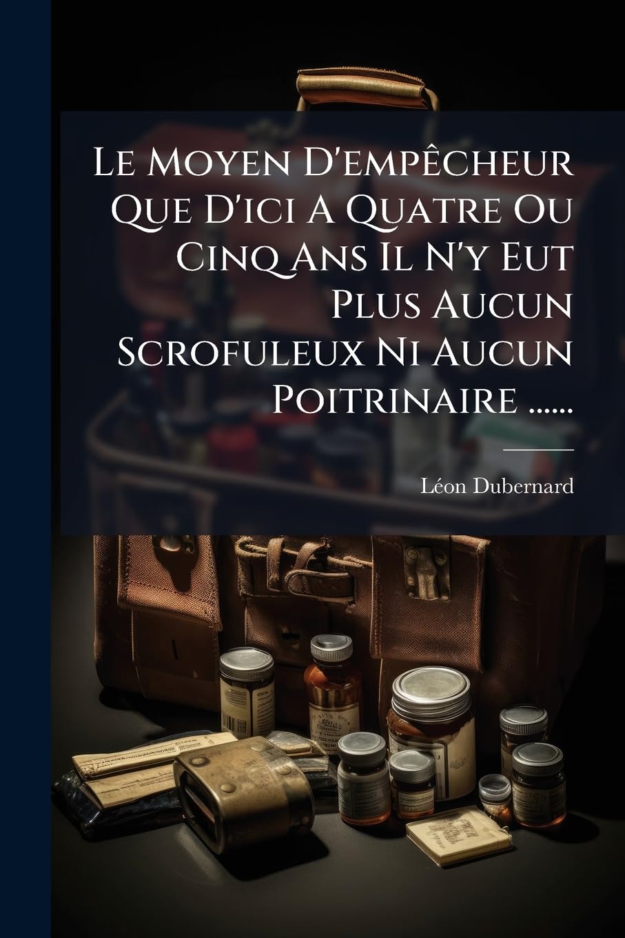Le Moyen D'empêcheur Que D'ici A Quatre Ou Cinq Ans Il N'y Eut Plus Aucun Scrofuleux Ni Aucun Poitrinaire ...... book