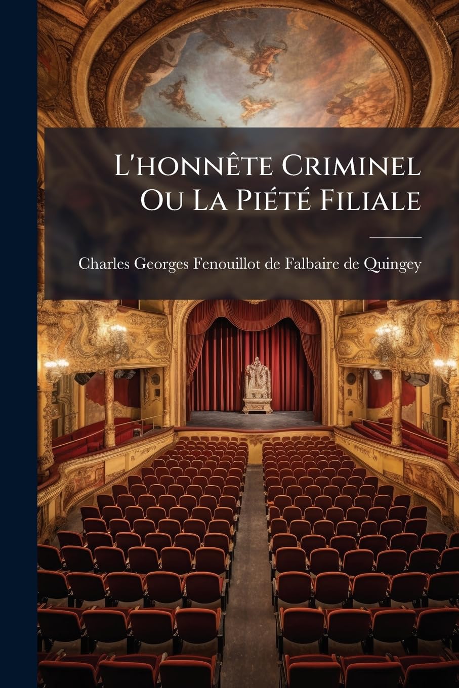 L'Honnète Criminel Ou La Piété Filiale: Drame En Cinq Actes En Vers... book
