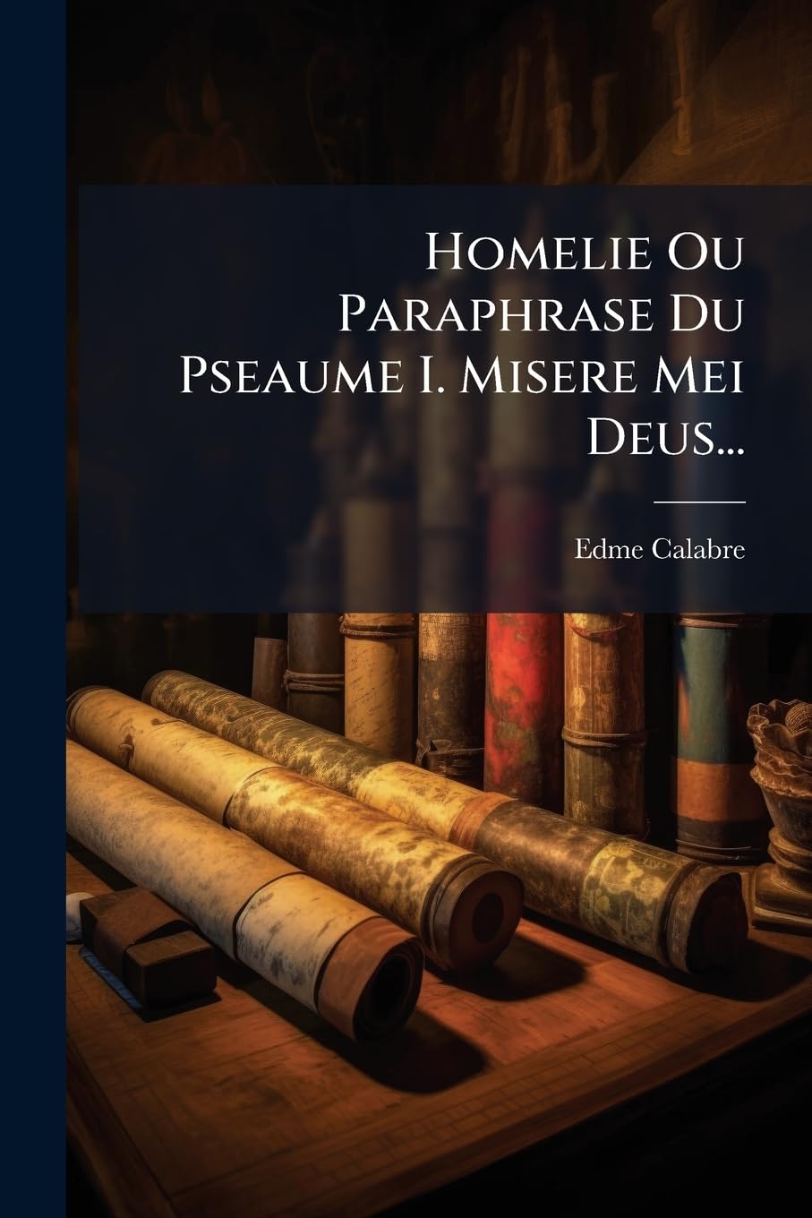 Homelie Ou Paraphrase Du Pseaume I. Misere Mei Deus... book