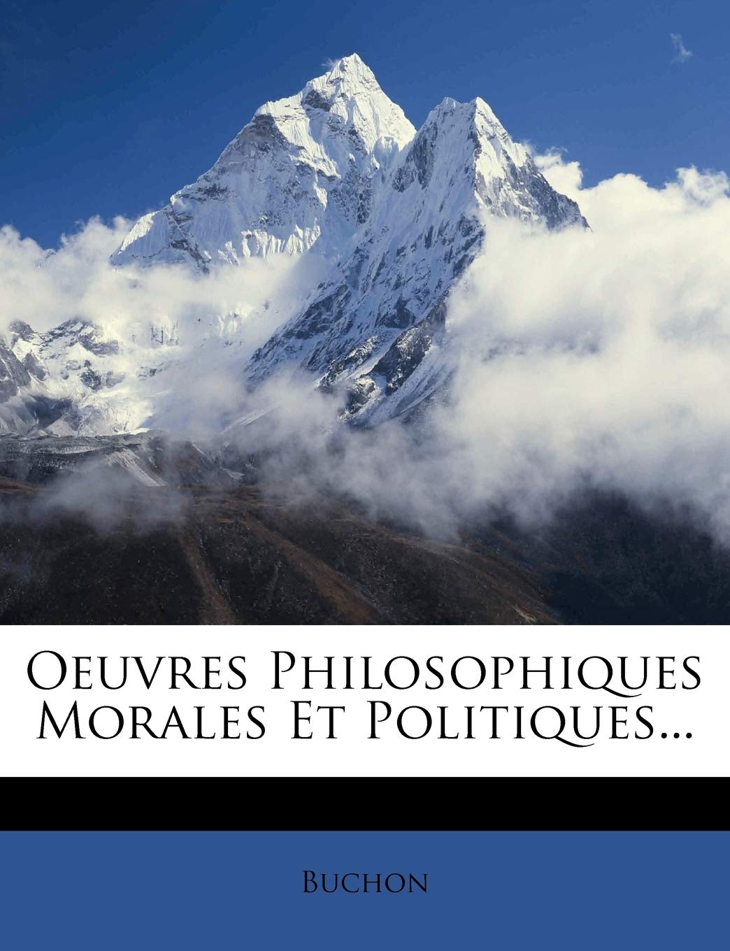 Oeuvres Philosophiques Morales Et Politiques... book