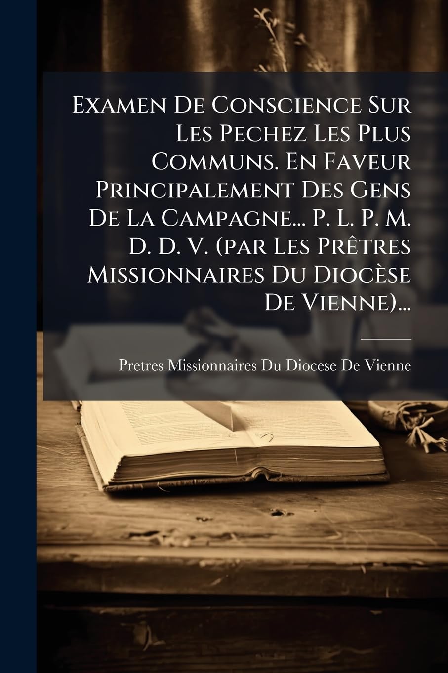 Examen De Conscience Sur Les Pechez Les Plus Communs. En Faveur Principalement Des Gens De La Campagne... P. L. P. M. D. D. V. (par Les Prêtres Missionnaires Du Diocèse De Vienne)... book
