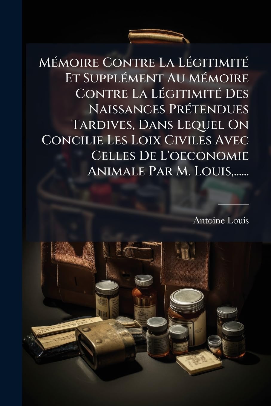 Mémoire Contre La Légitimité Et Supplément Au Mémoire Contre La Légitimité Des Naissances Prétendues Tardives, Dans Lequel On Concilie Les Loix ... De L'oeconomie Animale Par M. Louis, ...... book