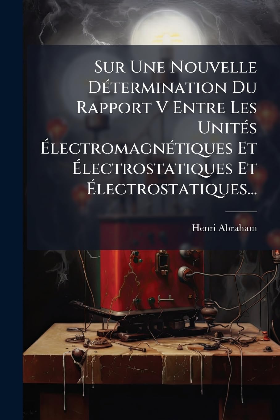 Sur Une Nouvelle Détermination Du Rapport V Entre Les Unités Électromagnétiques Et Électrostatiques Et Électrostatiques... book