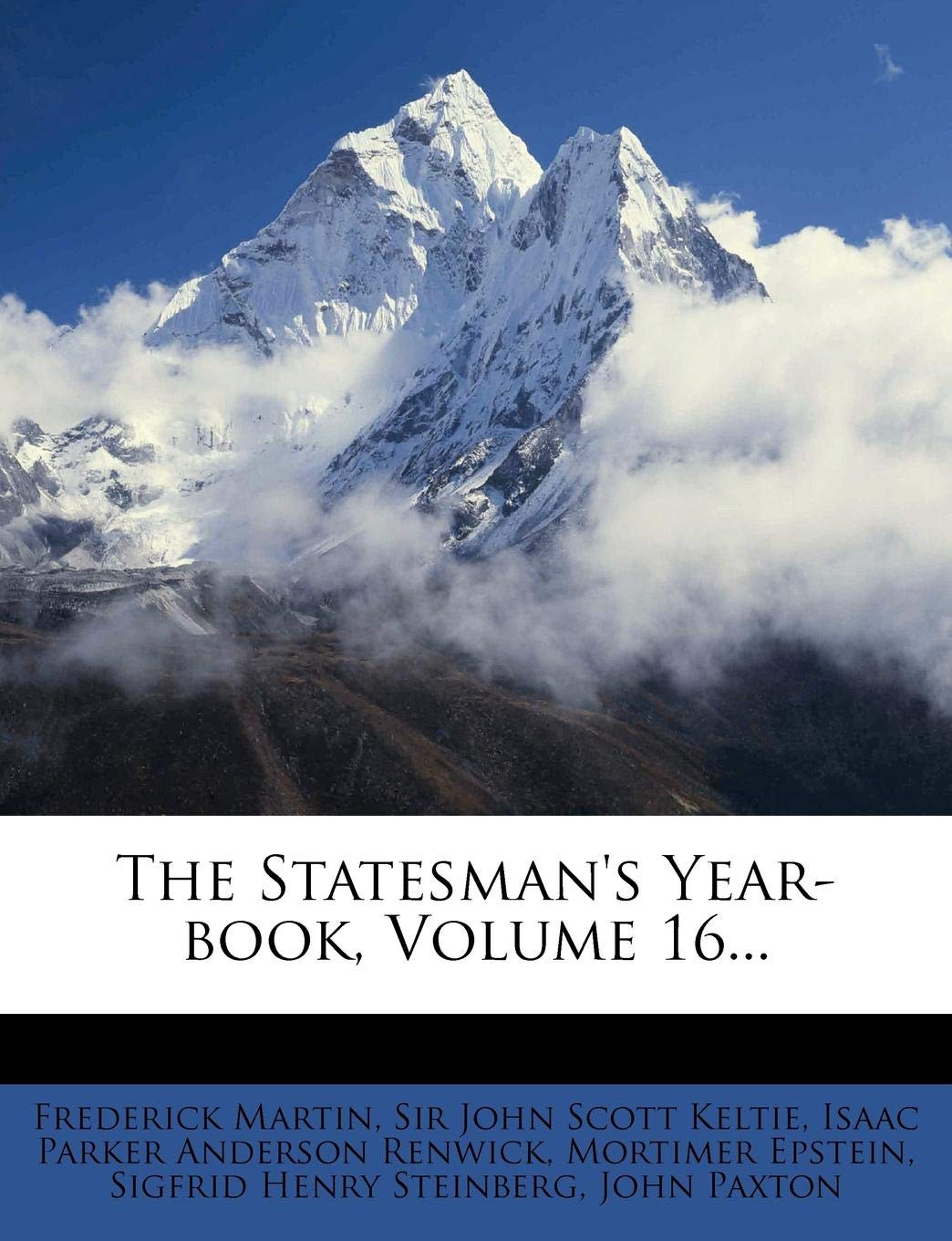 The Statesman's Year-Book, Volume 16... Politics & History