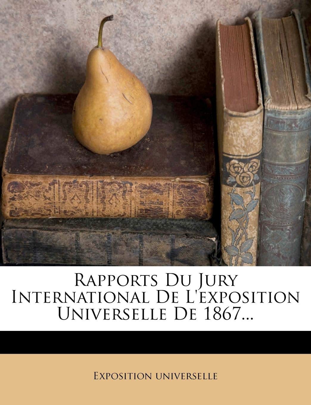 Rapports Du Jury International de L'Exposition Universelle de 1867... book