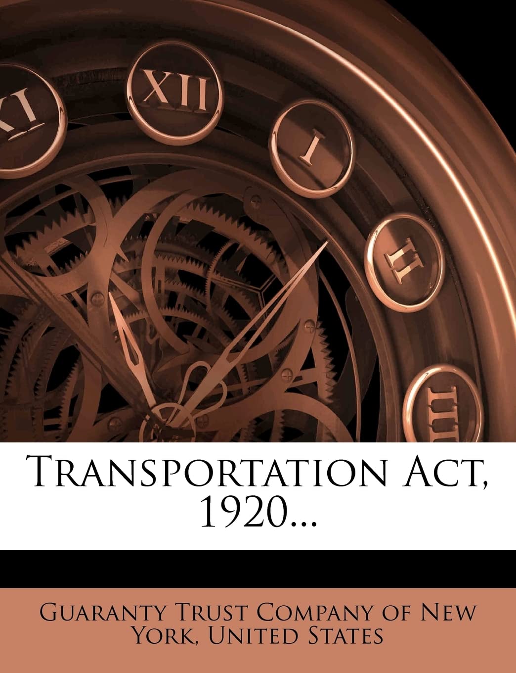 Product Image: Transportation ACT, 1920...