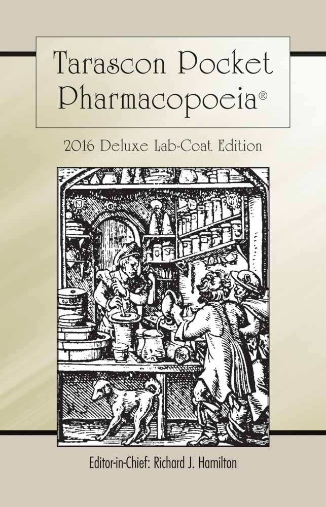 Tarascon Pocket Pharmacopoeia 2016 Deluxe Lab-Coat Edition Medicine