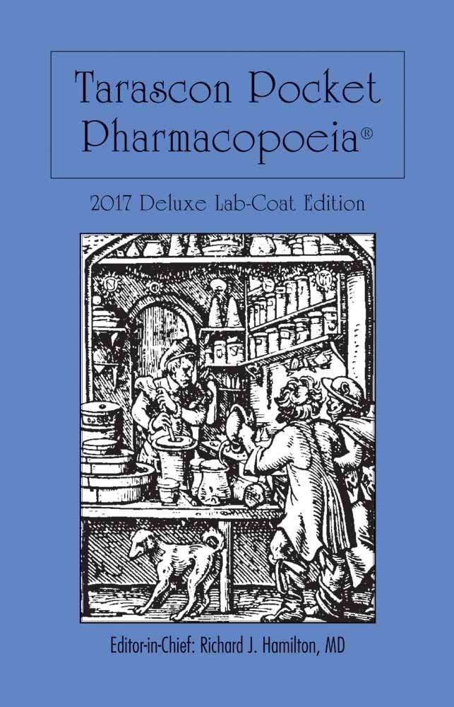 Tarascon Pocket Pharmacopoeia 2017 Deluxe Lab-Coat Edition Medicine