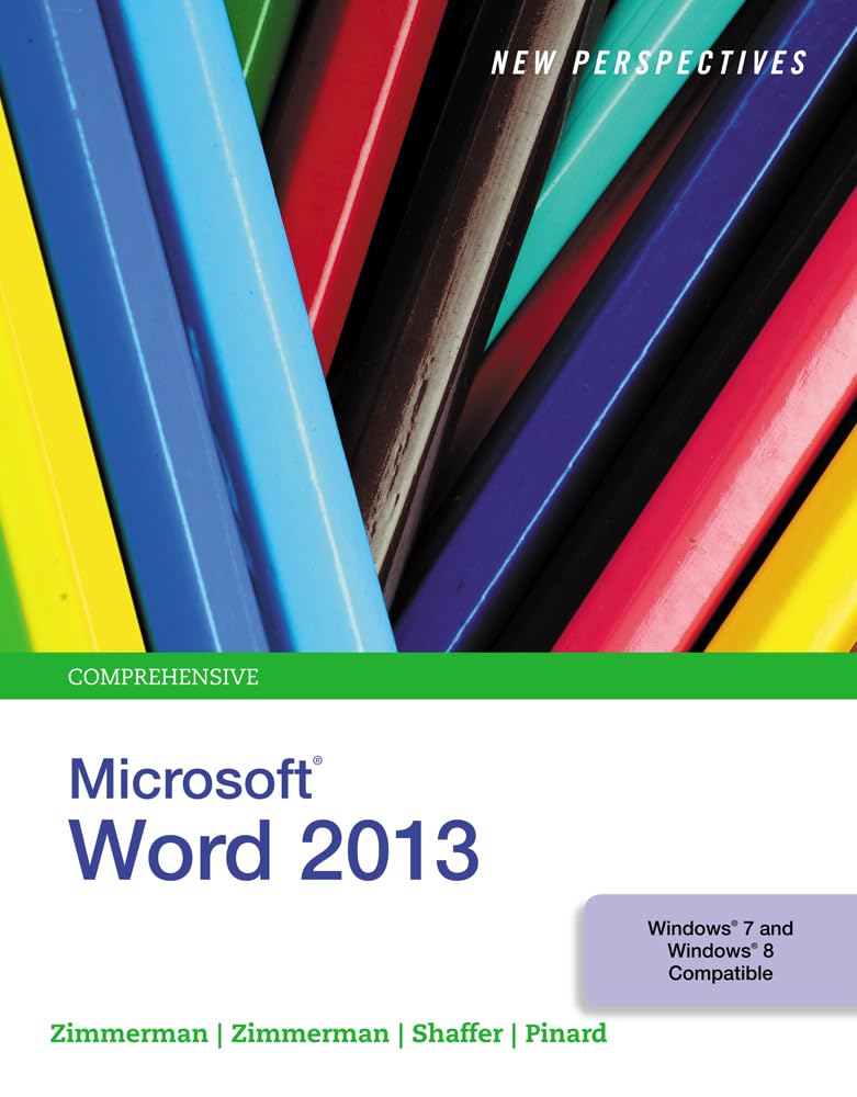Product Image: New Perspectives on Microsoft Word 2013, Comprehensive