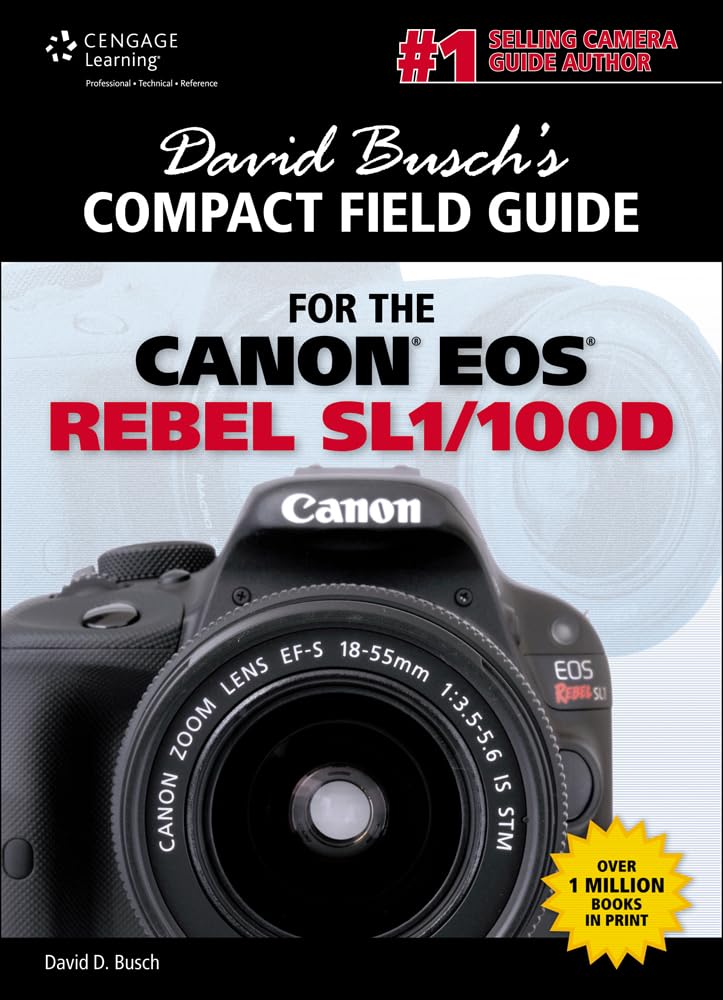 David Busch's Compact Field Guide for the Canon Eos Rebel Sl1/100d book