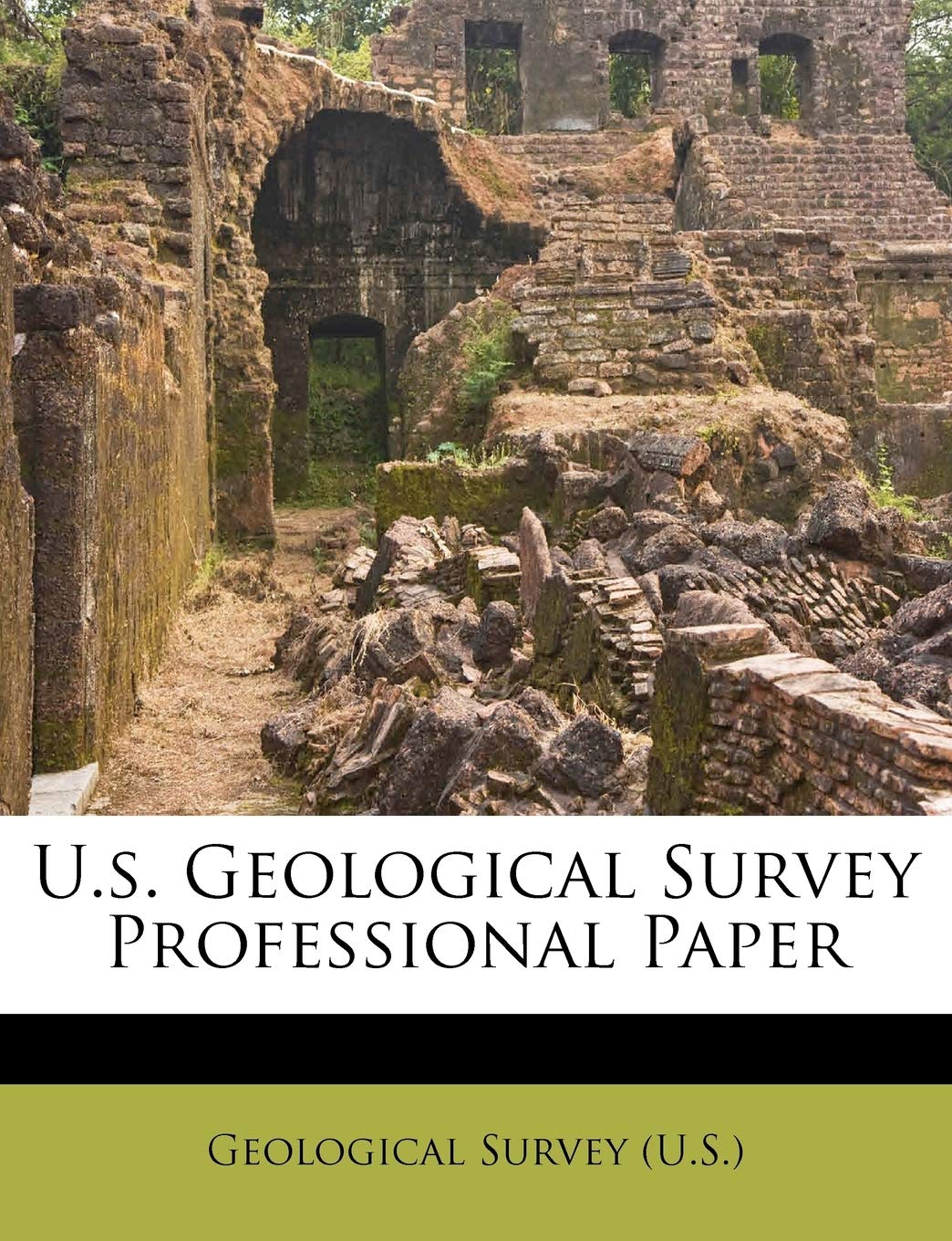 U.S. Geological Survey Professional Paper Politics & History