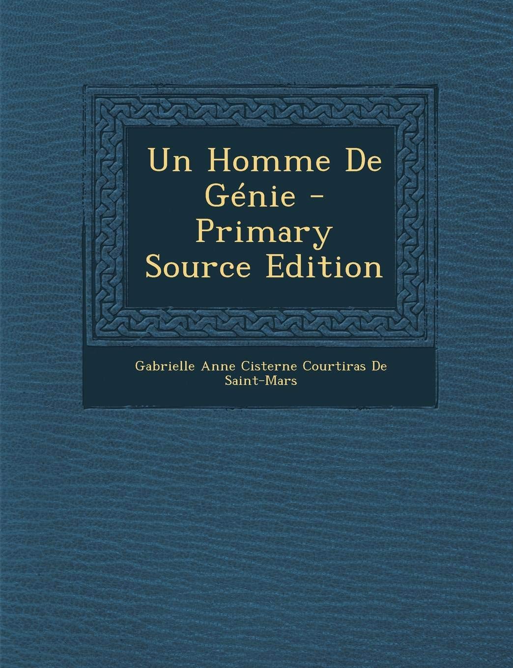Un Homme de Genie Contemporary literature