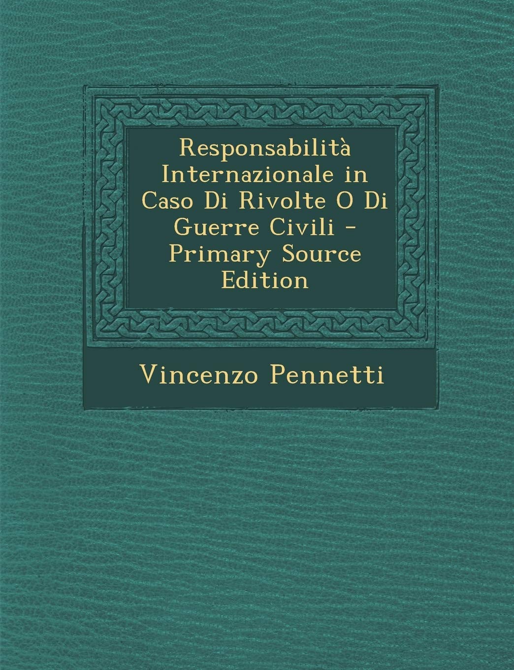 Responsabilita Internazionale in Caso Di Rivolte O Di Guerre Civili Politics & History