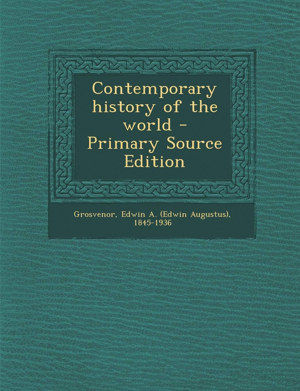 Contemporary History of the World Politics & History