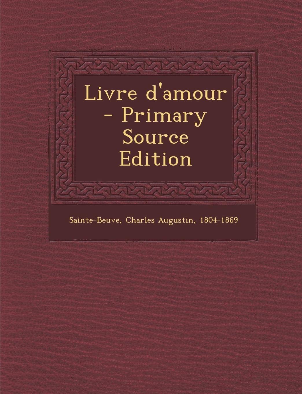 Livre D'Amour Politics & History
