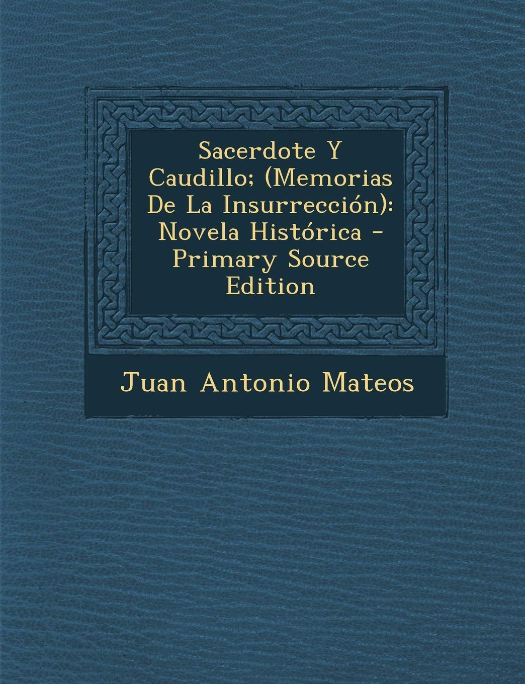 Sacerdote Y Caudillo; (Memorias De La Insurrección): Novela Histórica Politics & History