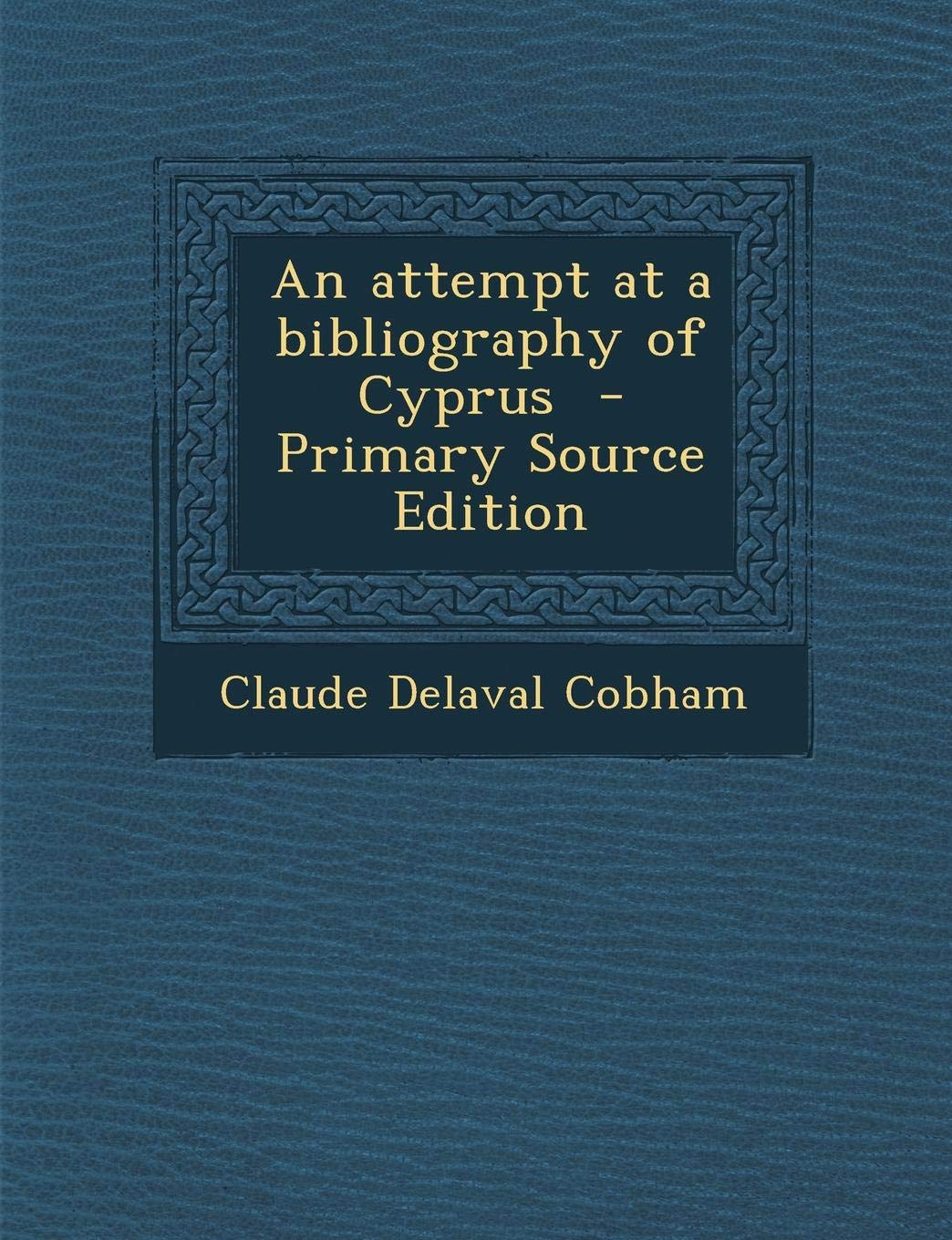 An Attempt at a Bibliography of Cyprus Politics & History