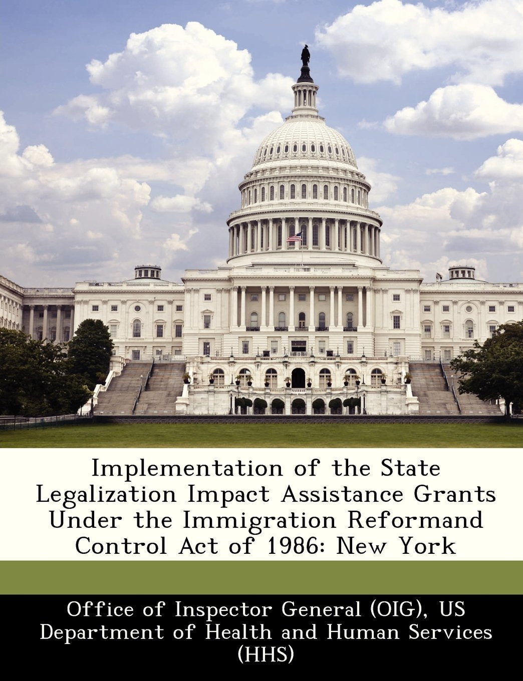 Implementation of the State Legalization Impact Assistance Grants Under the Immigration Reformand Control Act of 1986: New York Politics & History