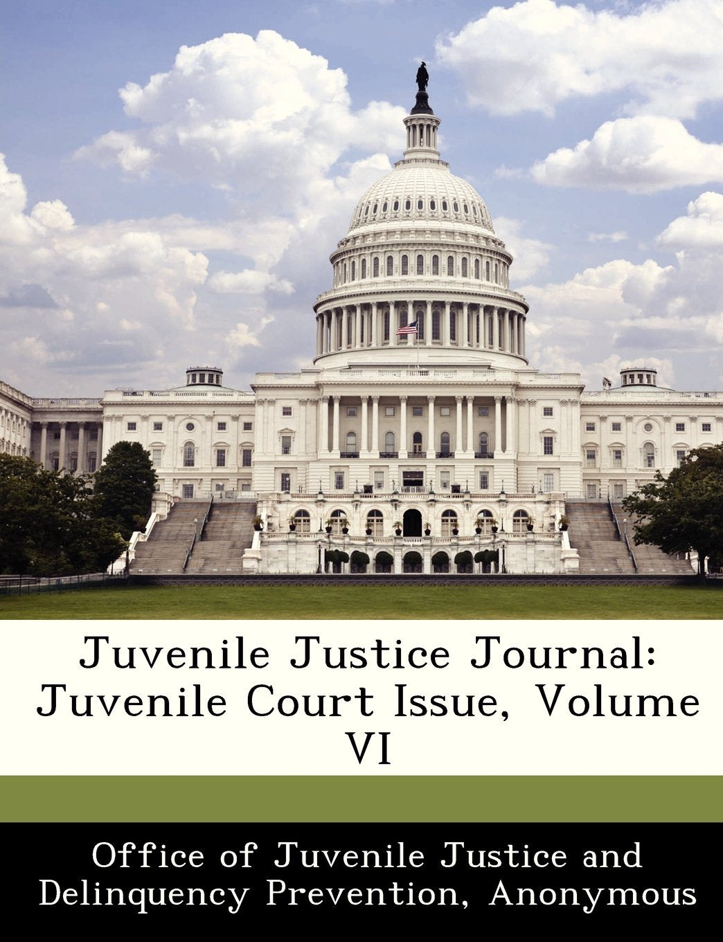 Juvenile Justice Journal: Juvenile Court Issue, Volume VI Politics & History