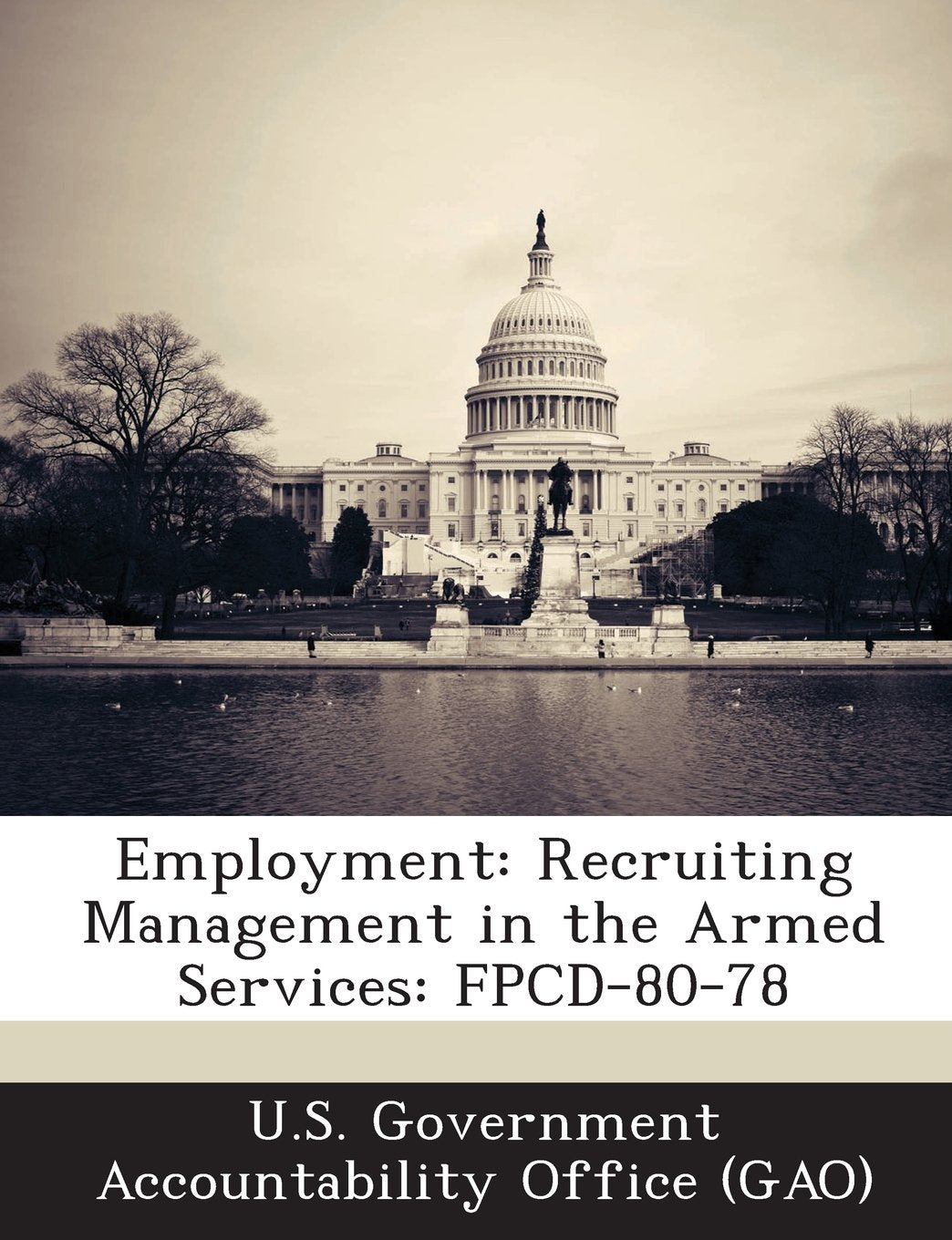 Employment: Recruiting Management in the Armed Services: Fpcd-80-78 Politics & History