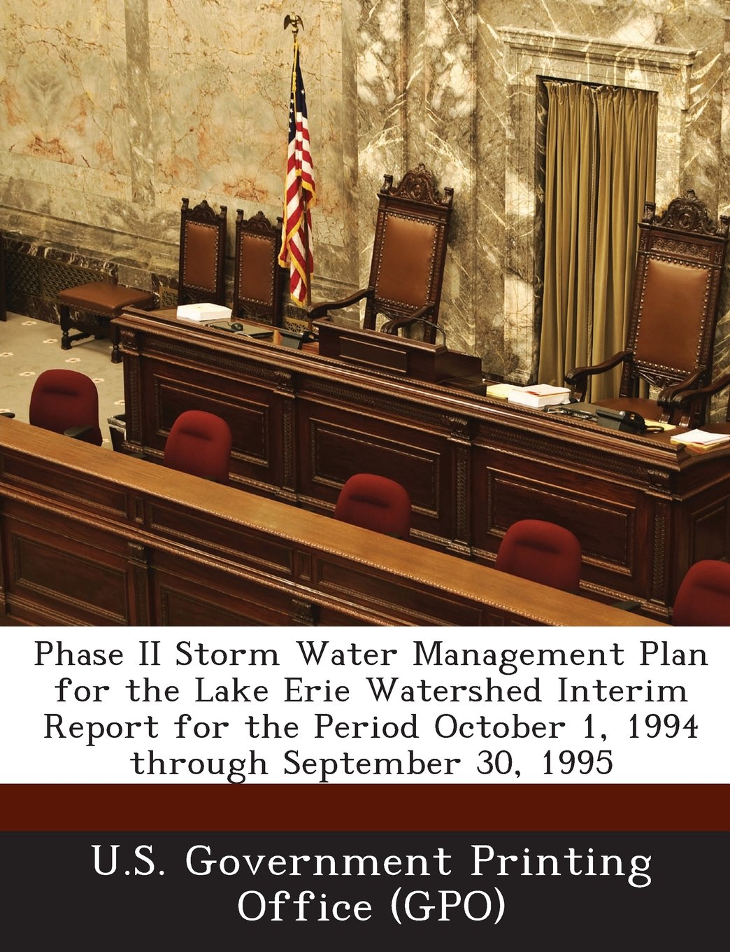 Phase II Storm Water Management Plan for the Lake Erie Watershed Interim Report for the Period October 1, 1994 Through September 30, 1995 Politics & History