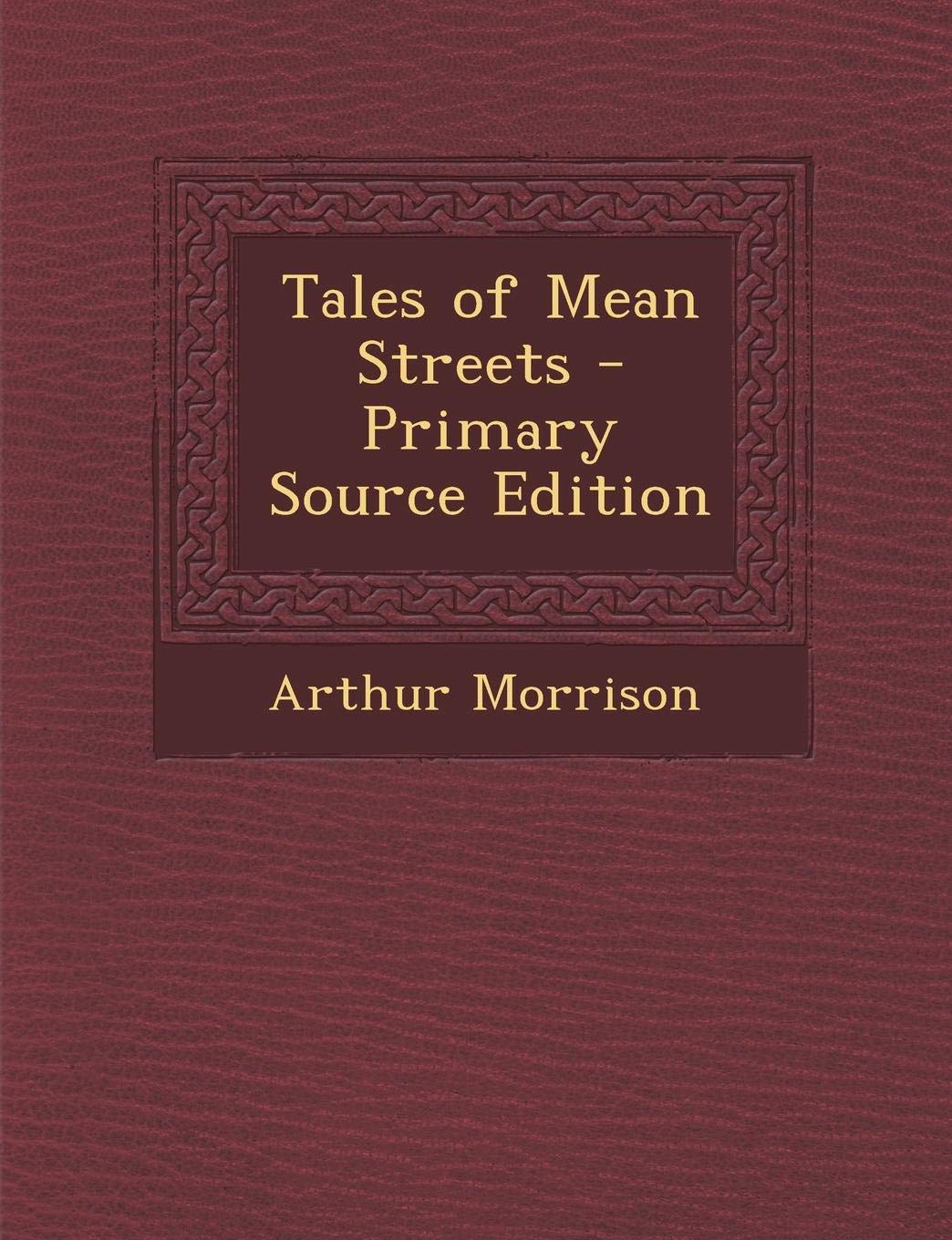 Tales of Mean Streets Contemporary literature