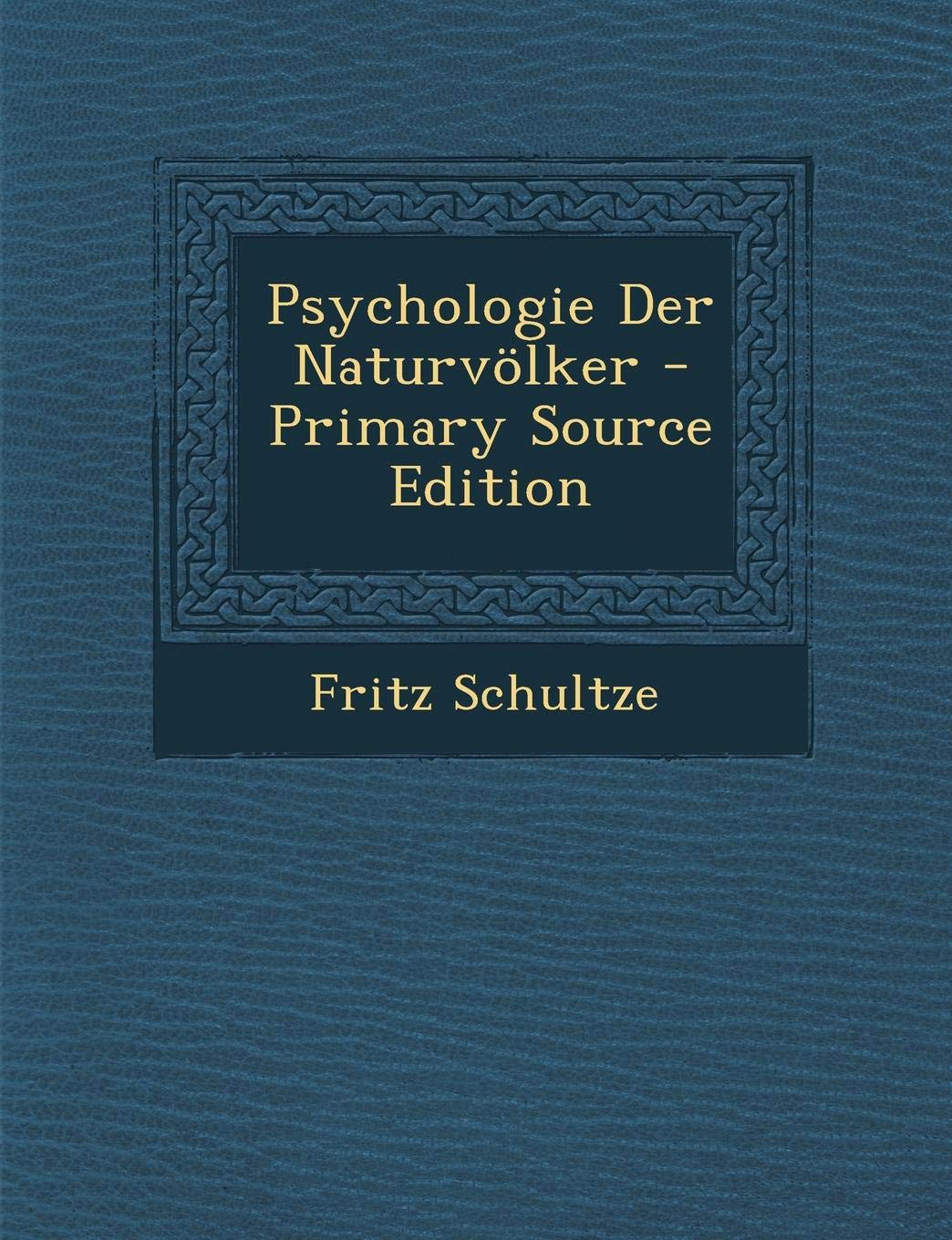 Psychologie Der Naturvolker Mathematics