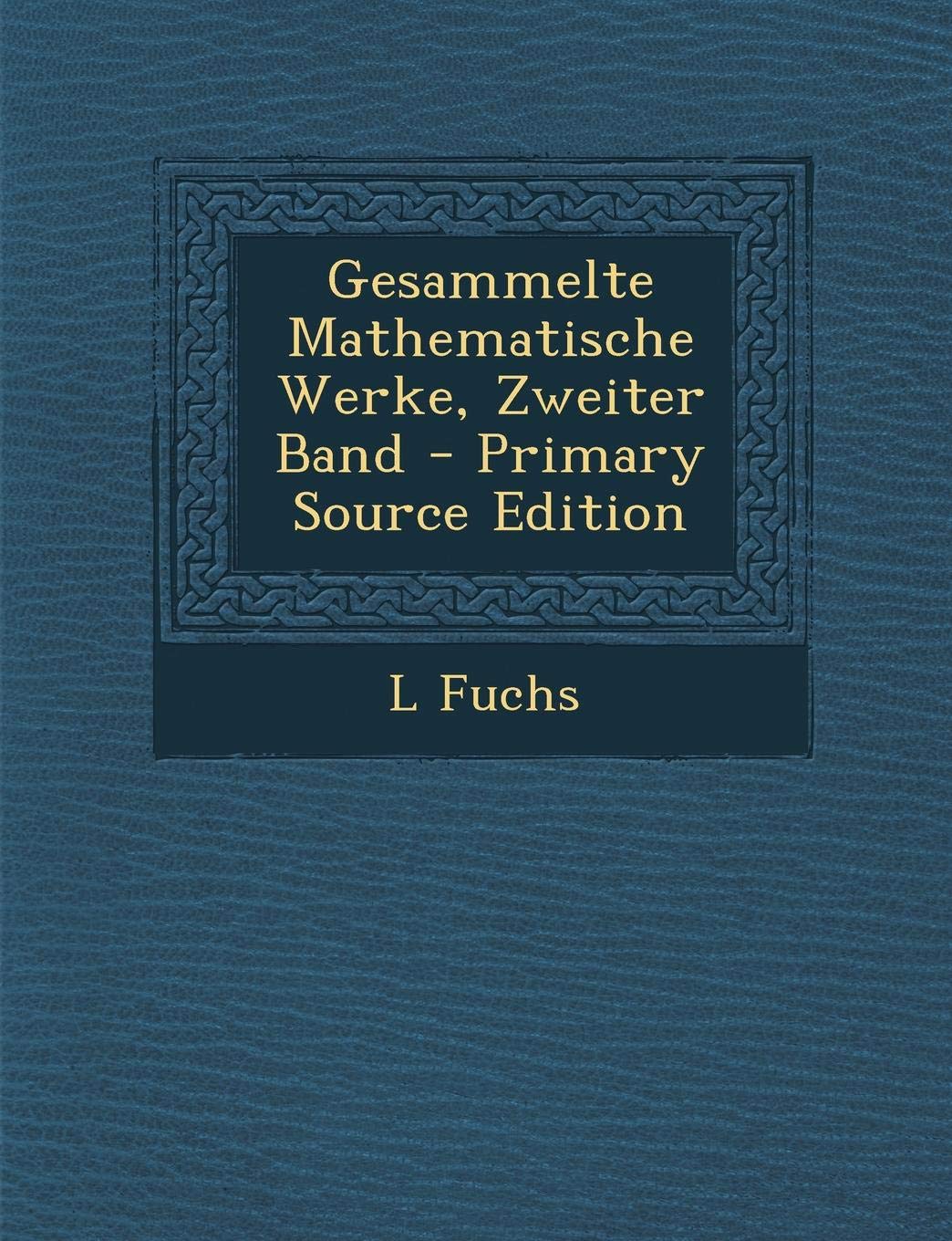 Gesammelte Mathematische Werke, Zweiter Band Politics & History