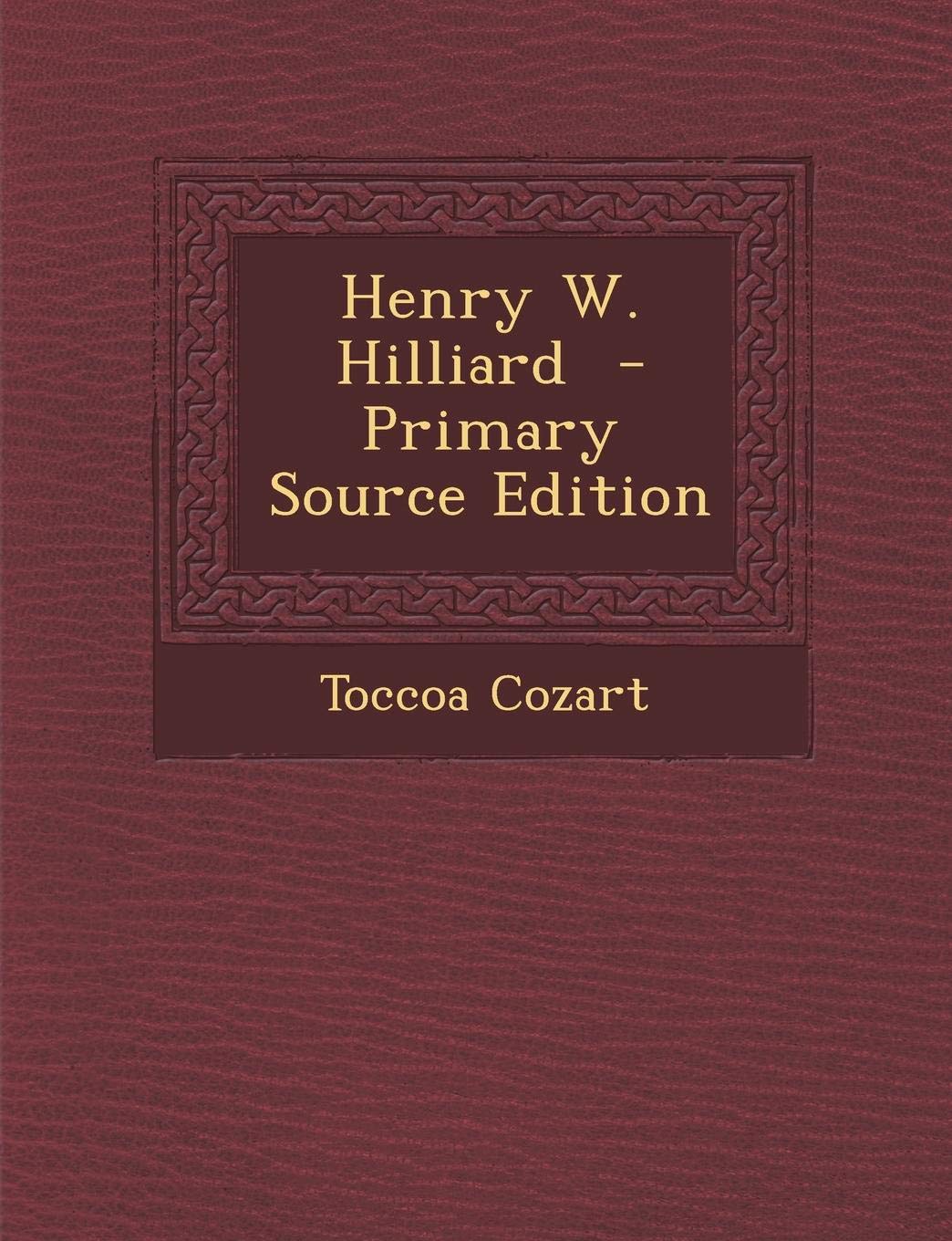 Product Image: Henry W. Hilliard