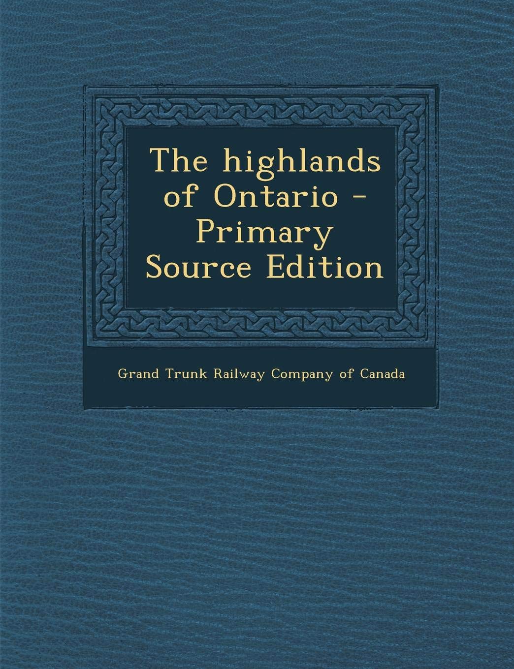 Highlands of Ontario Politics & History