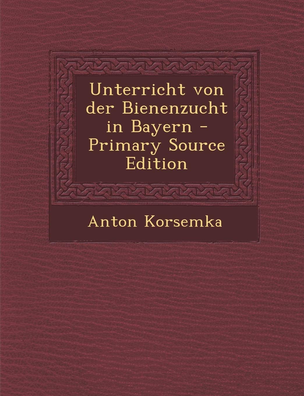Unterricht Von Der Bienenzucht in Bayern Politics & History