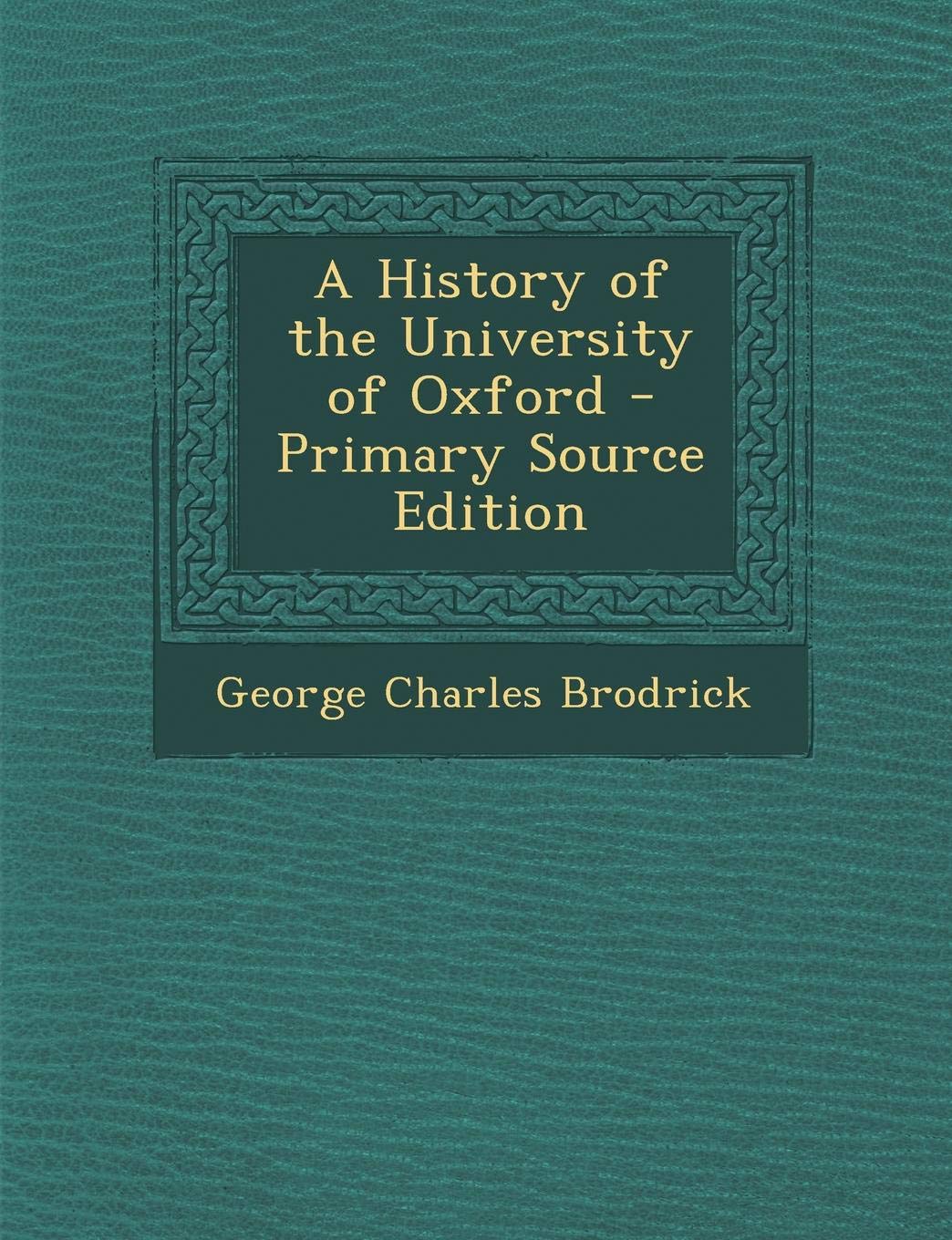 History of the University of Oxford General education