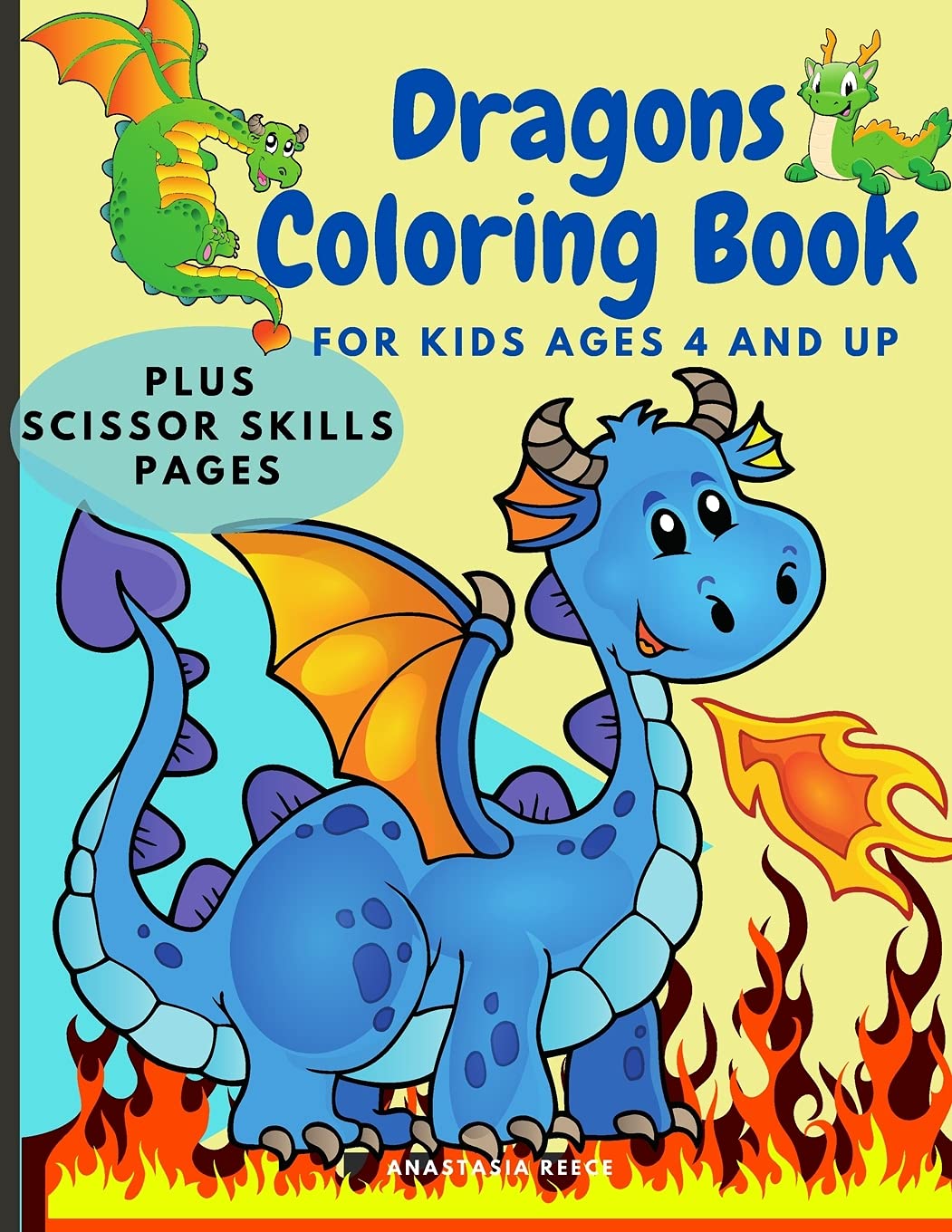 Dragons Coloring Book for Kids Ages 4 and UP Tiptoi & Games