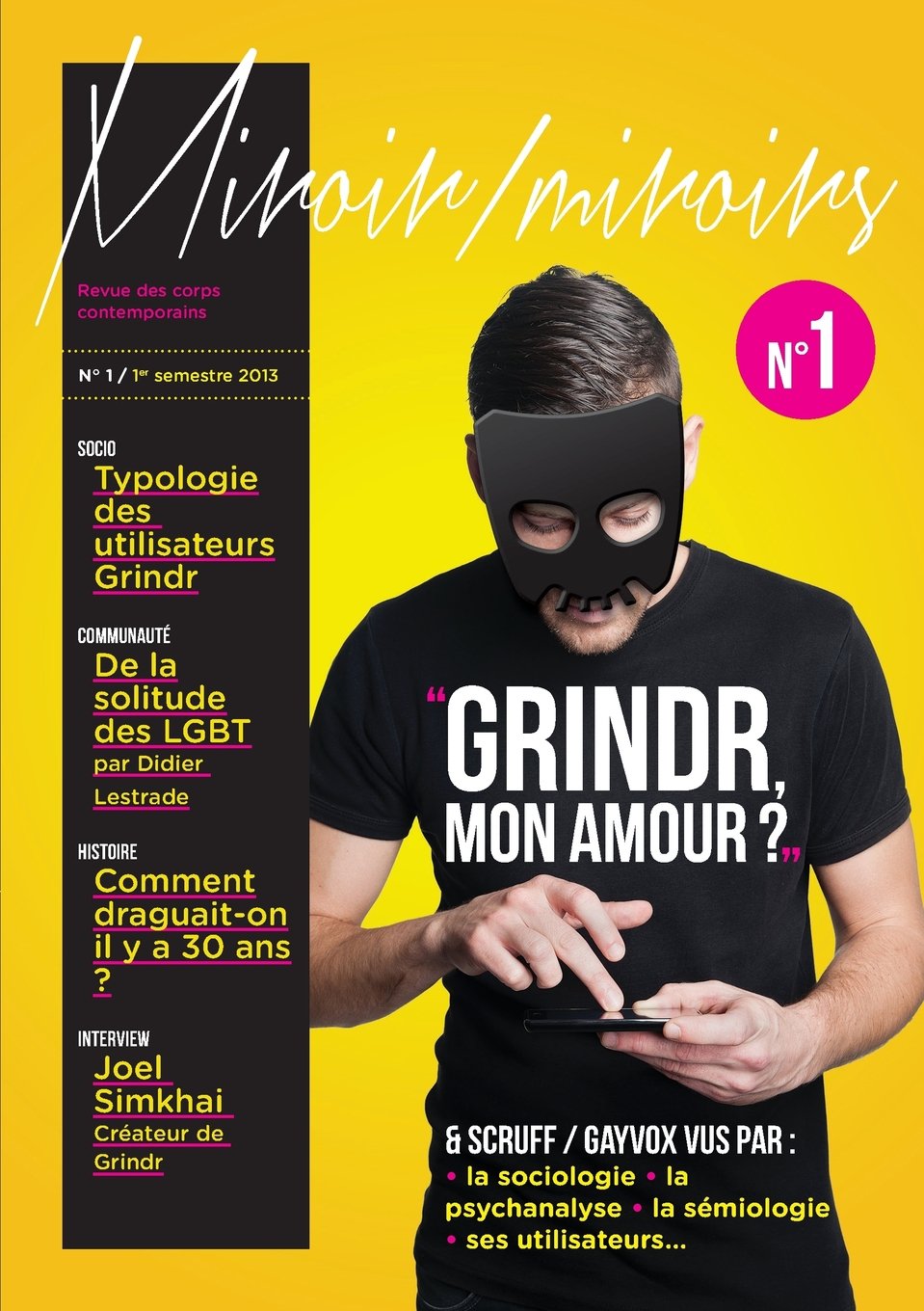 Revue Miroirs/Miroirs Num. 1 : Grindr, mon amour ? (vu par la sociologie, la psychanalyse...) Books