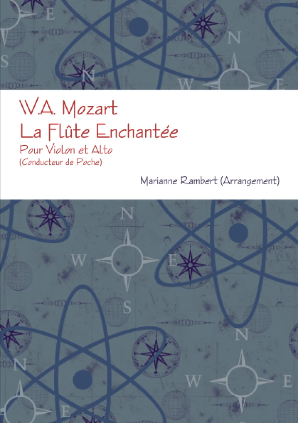 W.A. Mozart La flûte enchantée pour violon et alto (conducteur de poche) book