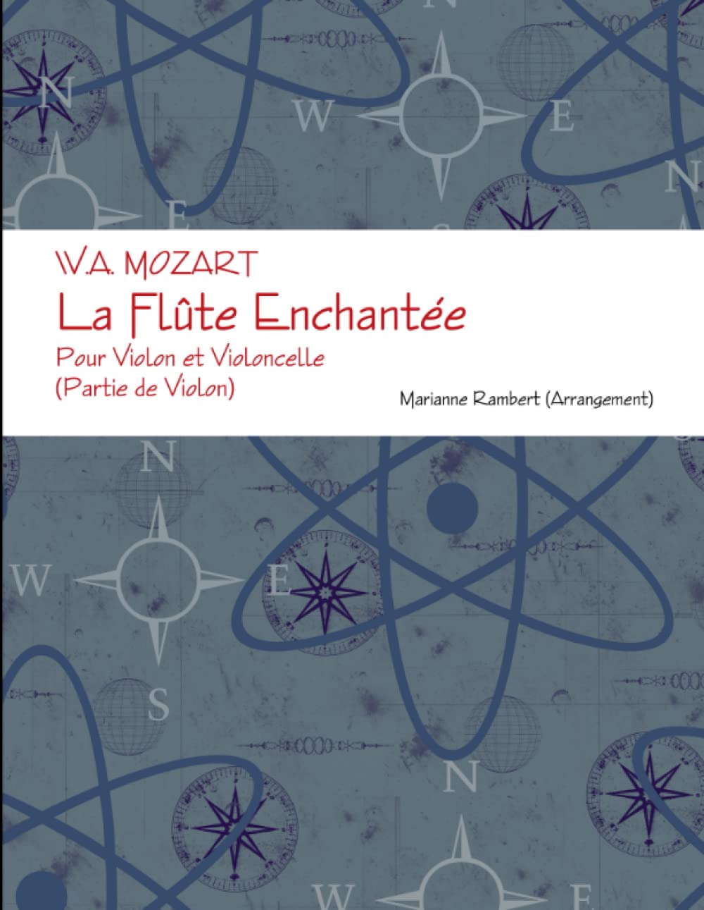 W.A. MOZART La Flûte Enchantée Pour Violon et Violoncelle (partie de Violon) book