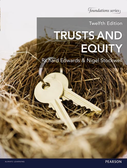 Trusts and Equity MyLawChamber pack (Foundation Studies in Law Series) Law
