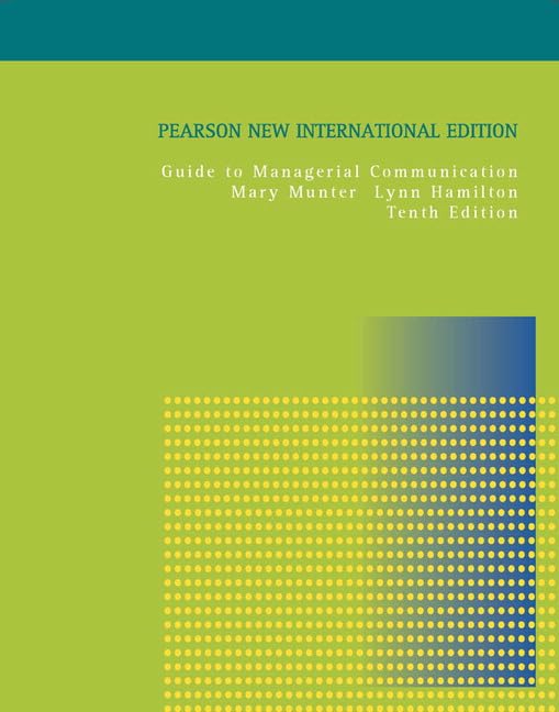 Product Image: Guide to Managerial Communication