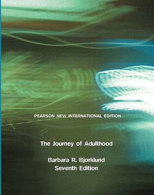 Journey of Adulthood: Pearson New International Edition Social Sciences
