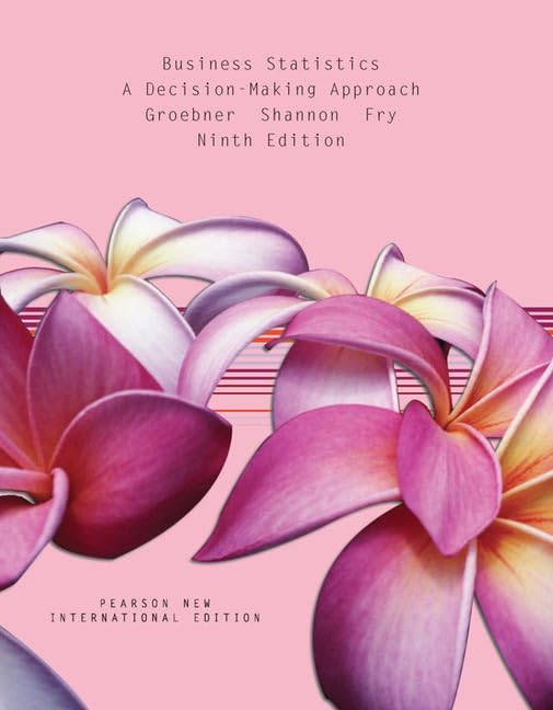 Business Statistics: Pearson New International Edition book