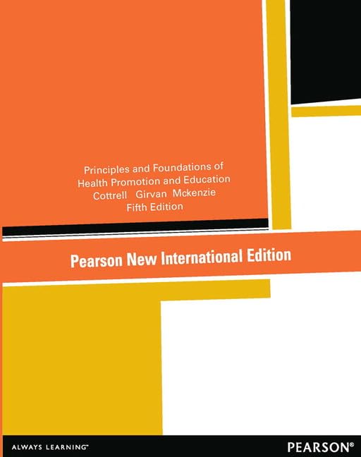 Principles and Foundations of Health Promotion and Education Medicine
