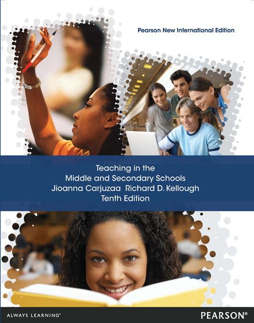 Teaching in the Middle and Secondary Schools Business, Finance & Career