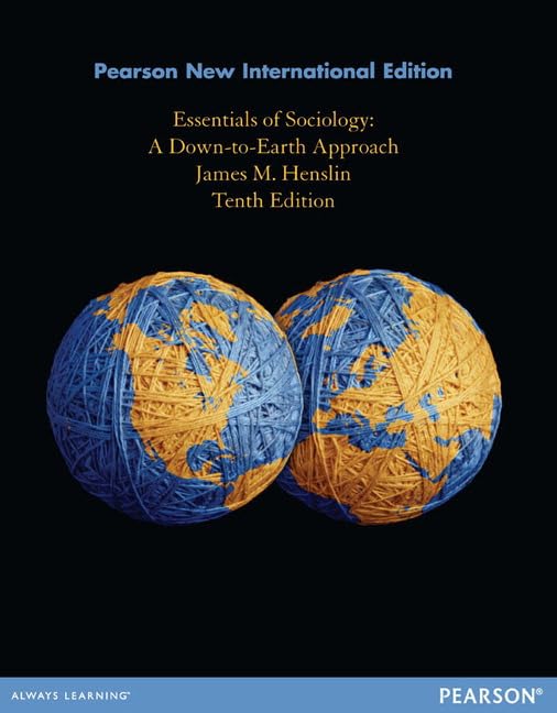Essentials of Sociology: A Down-to-Earth Approach Social Sciences